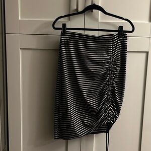 Susina brand striped skirt.